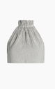 Striped Linen Crop Top