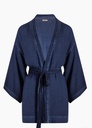 Linen Navy Kimono
