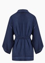 Linen Navy Kimono
