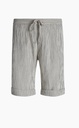 Men’s Striped Linen Shorts