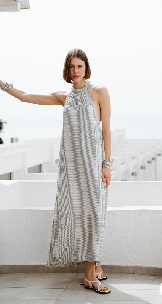 Striped Linen Dress