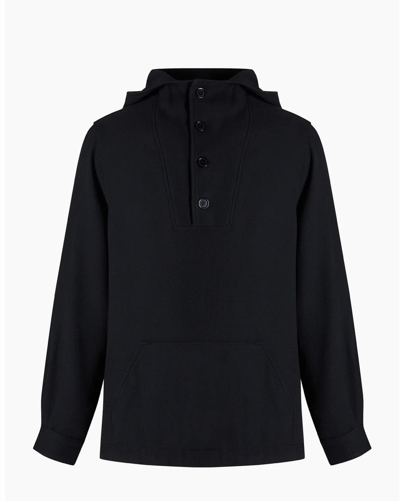 Men's Cotton Black Sweatshirt