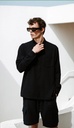 Men’s Cotton Black Shirt